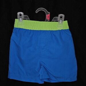 Blue and Green Swim Shorts